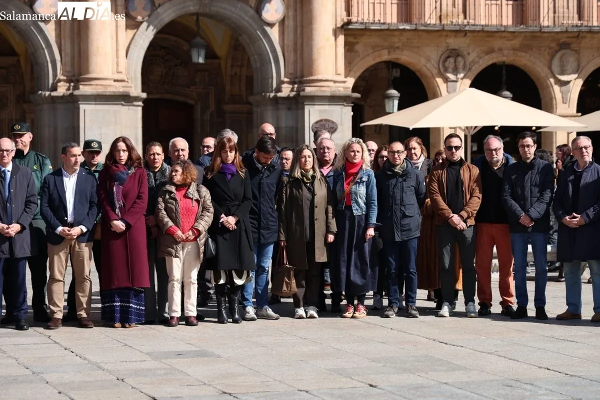 Día Europeo de las Víctimas del Terrorismo en la Plaza Mayor de Salamanca. Foto de David Sañudo
