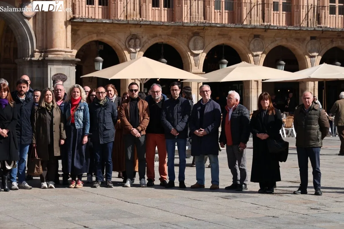 Día Europeo de las Víctimas del Terrorismo en la Plaza Mayor de Salamanca. Foto de David Sañudo