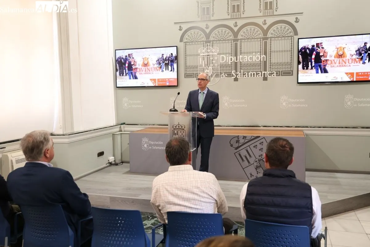 Presentación en la Diputación de la nueva Feria Bovinum. Foto de David Sañudo
