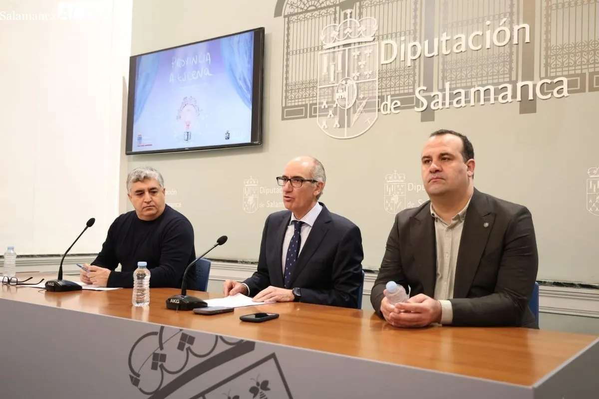 Presentación de la nueva edición de Provincia a Escena en la Diputación de Salamanca. Foto de David Sañudo