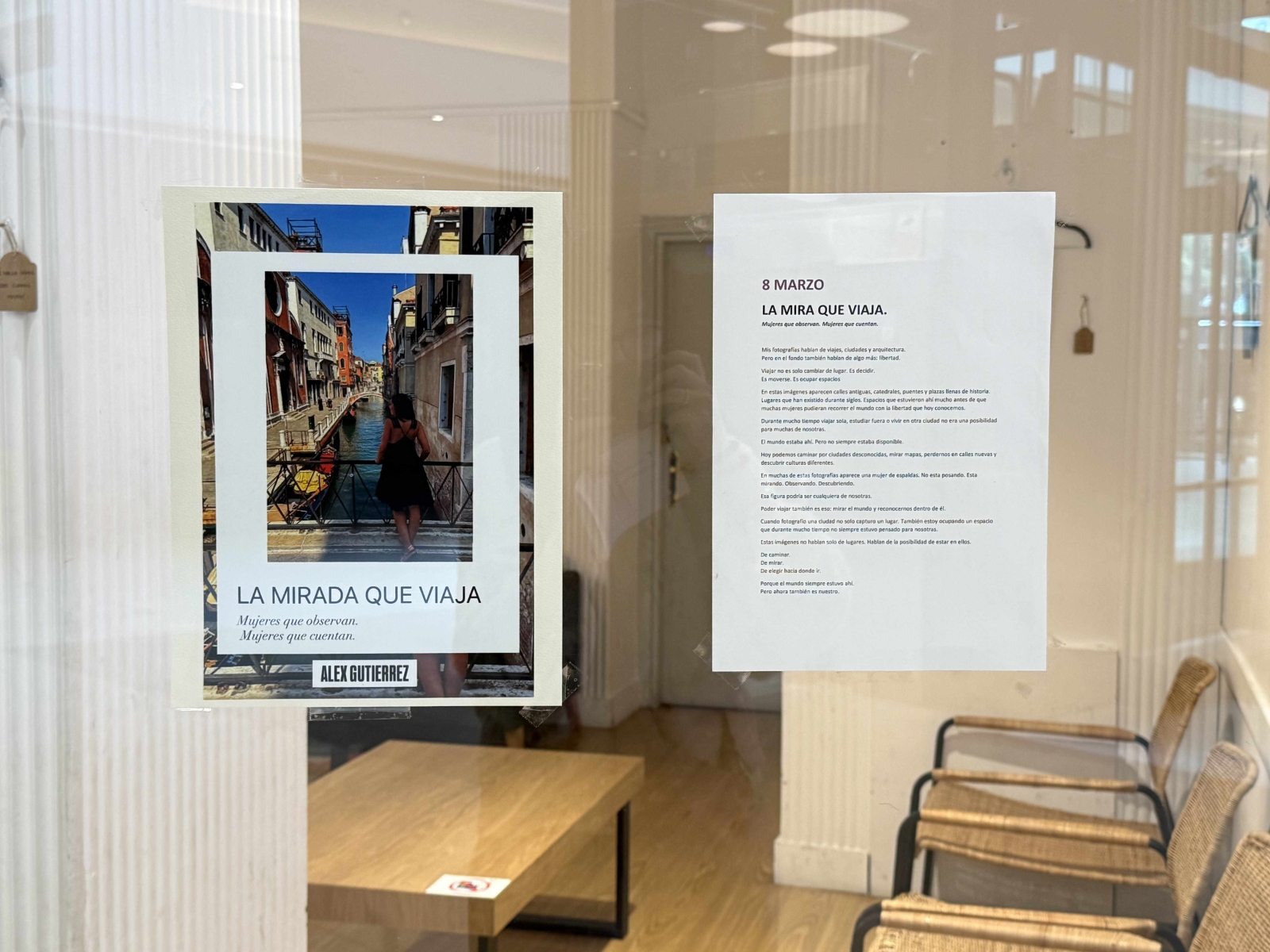 Exposición fotográfica de Alexandra Gutiérrez en El Tormes por el 8M