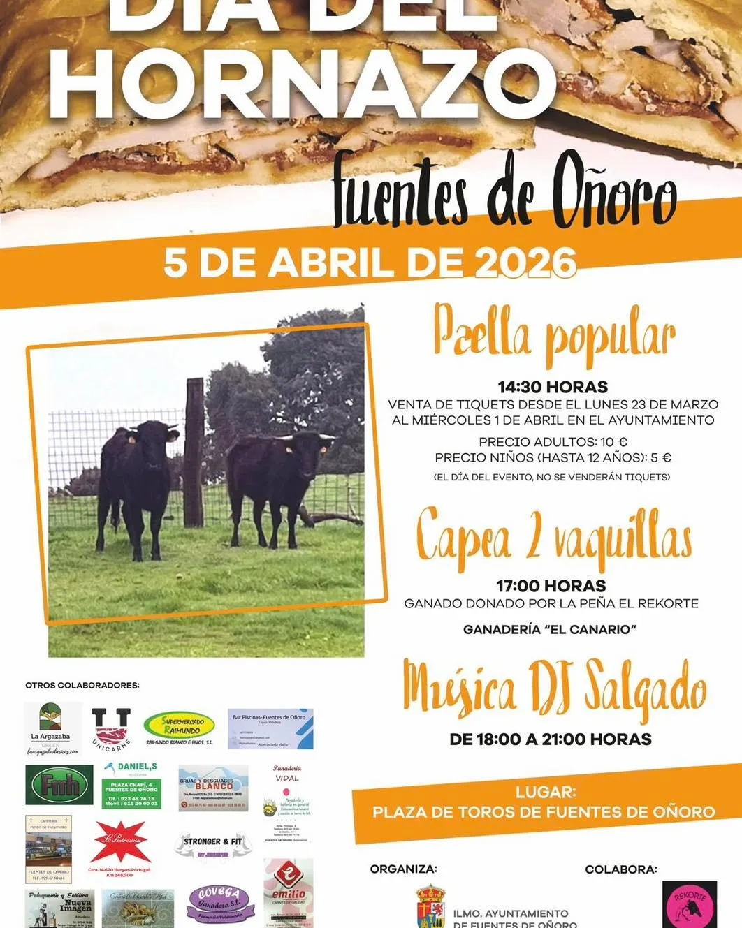 Foto 3 - Fuentes de O&ntilde;oro prepara su D&iacute;a del Hornazo 