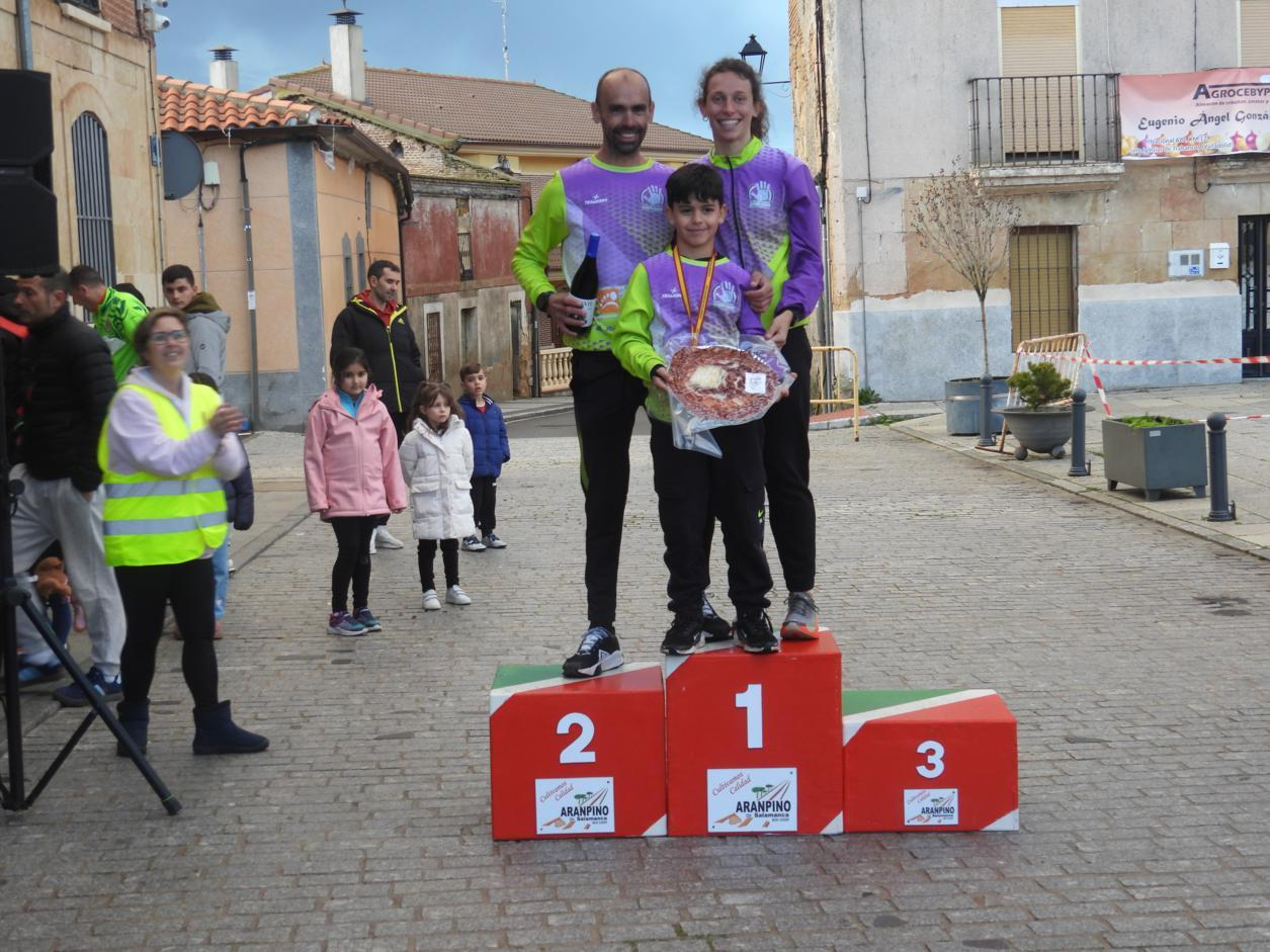 Doble triunfo salmantino en el III Duatlón de Cantalpino