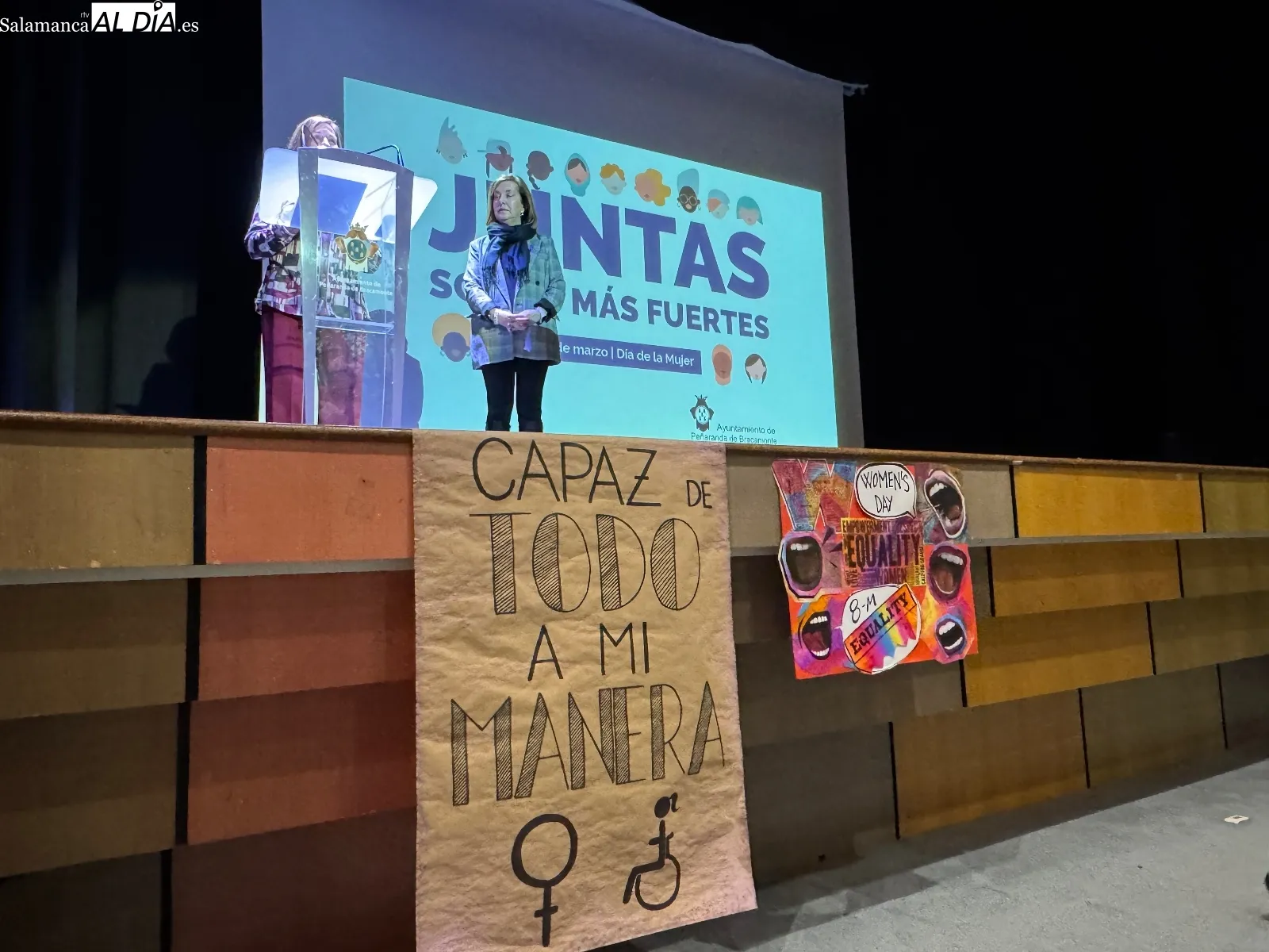 Acto central del 8M en Peñaranda