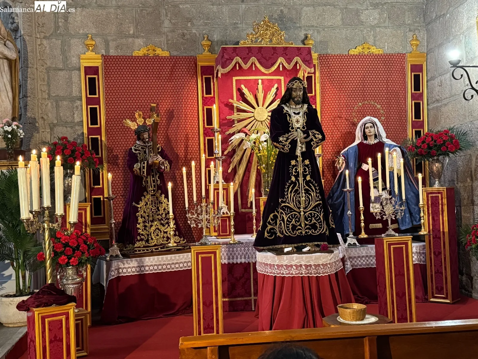 Besapiés a Jesús Medinaceli en Peñaranda