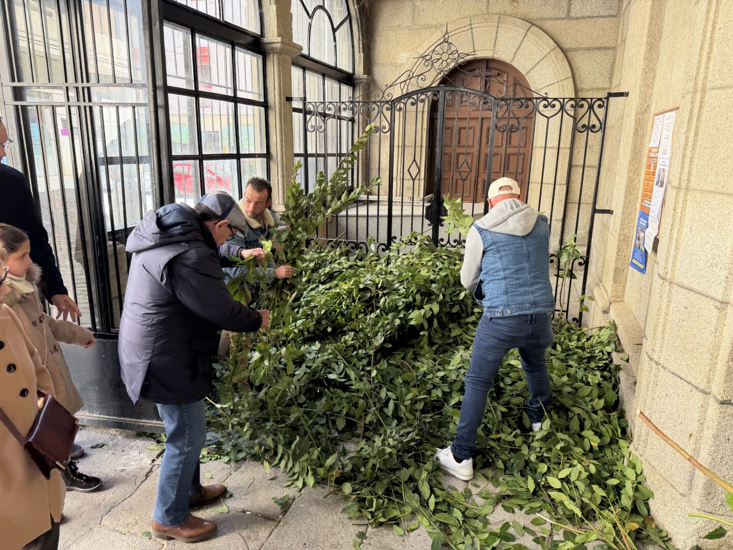 Domingo de Ramos en Guijuelo: bendición de palmas y eucaristía