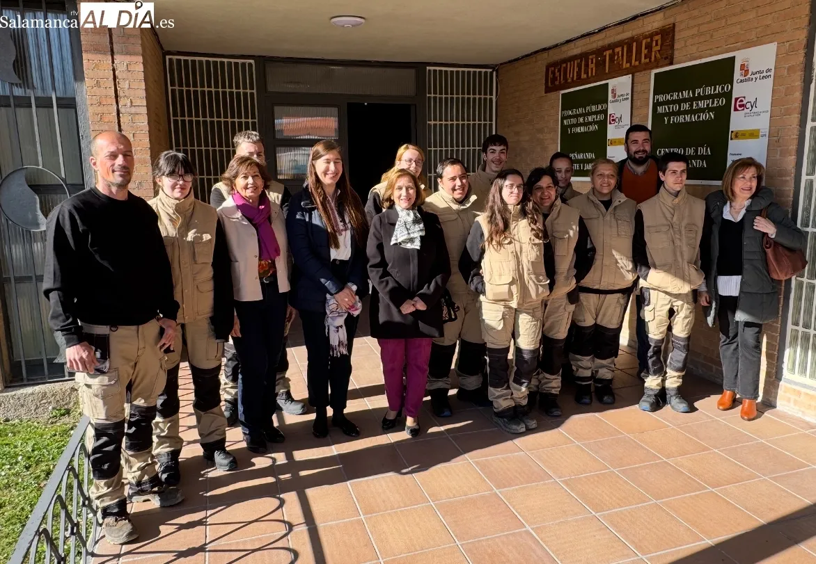 Foto 6 - Ayuntamiento y ECyL inician en Pe&ntilde;aranda dos nuevos programas de formaci&oacute;n y empleo para 20 alumnos