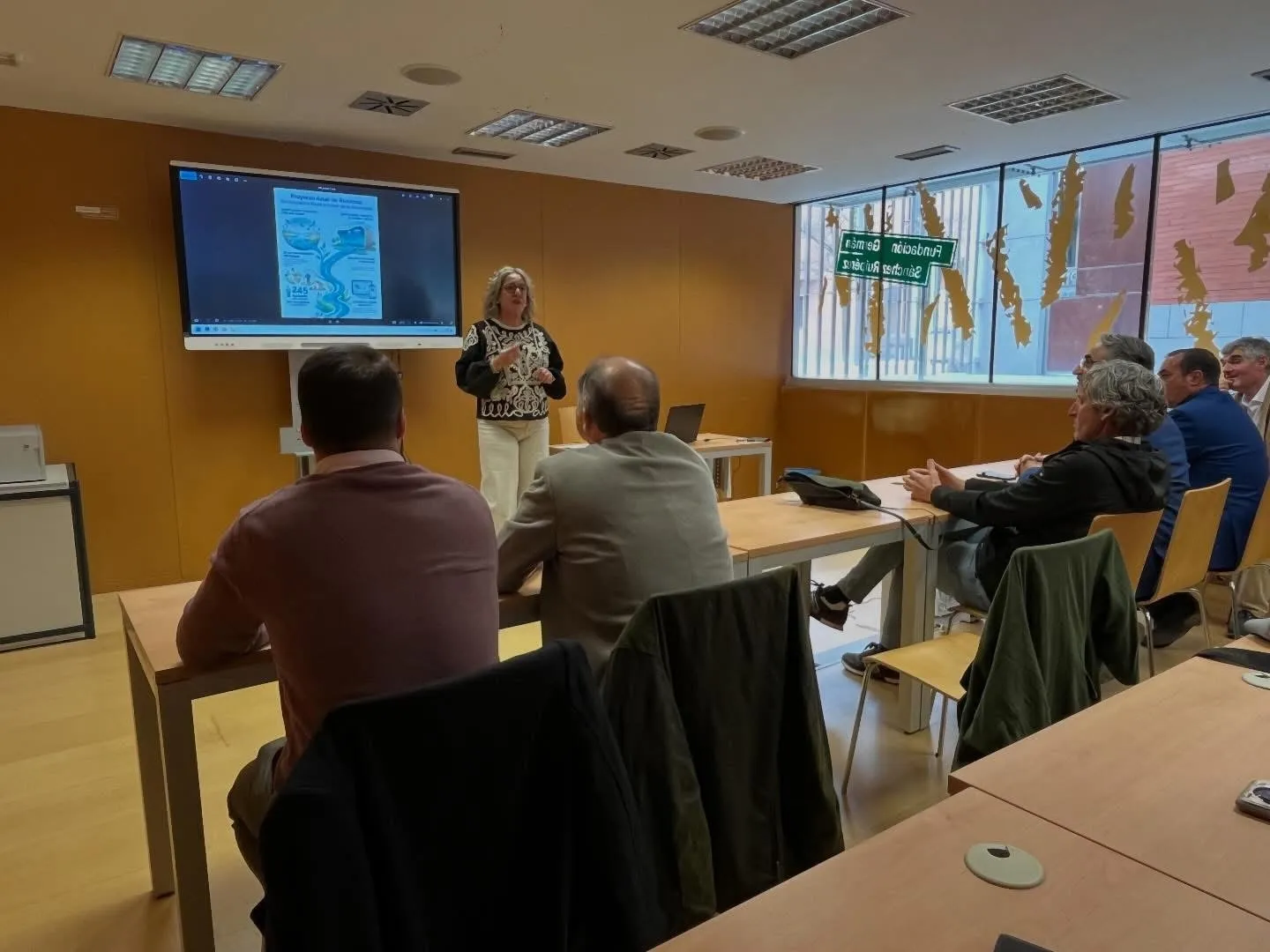 Jornada sobre el
Azud de Riolobos. Fotos: Diputación de Salamanca