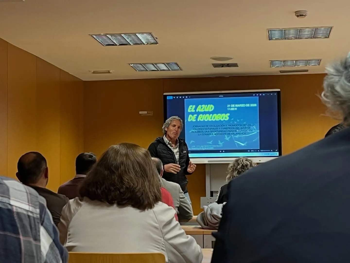 Jornada sobre el
Azud de Riolobos. Fotos: Diputación de Salamanca