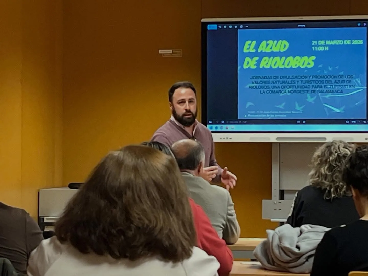 Jornada sobre el
Azud de Riolobos. Fotos: Diputación de Salamanca