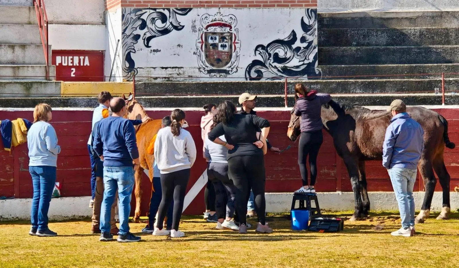 Foto 3 - Diversi&oacute;n y bonito ambiente, protagonistas de una jornada de "puesta a punto" de los caballos de Las Villas