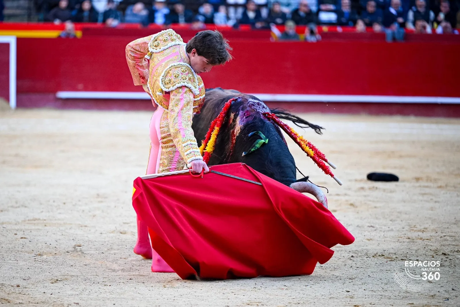 Julio Norte a hombros en Valencia | Foto: Espacios Nautalia 360