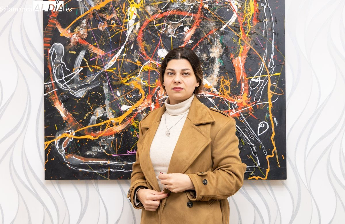 Majedeh Bozorgi, iraní residente en Salamanca