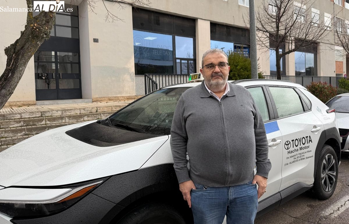 VÍDEO | El encarecimiento del diésel asfixia a más de 220 taxistas salmantinos con las tarifas bloqueadas