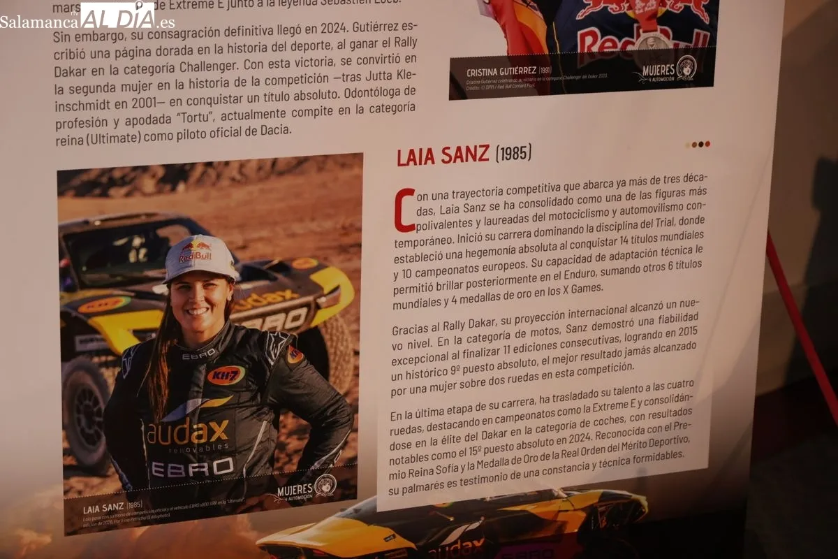 El Museo de Historia de la Automoción de Salamanca inaugura la muestra 'Mujeres y automoción'. Foto de David Sañudo