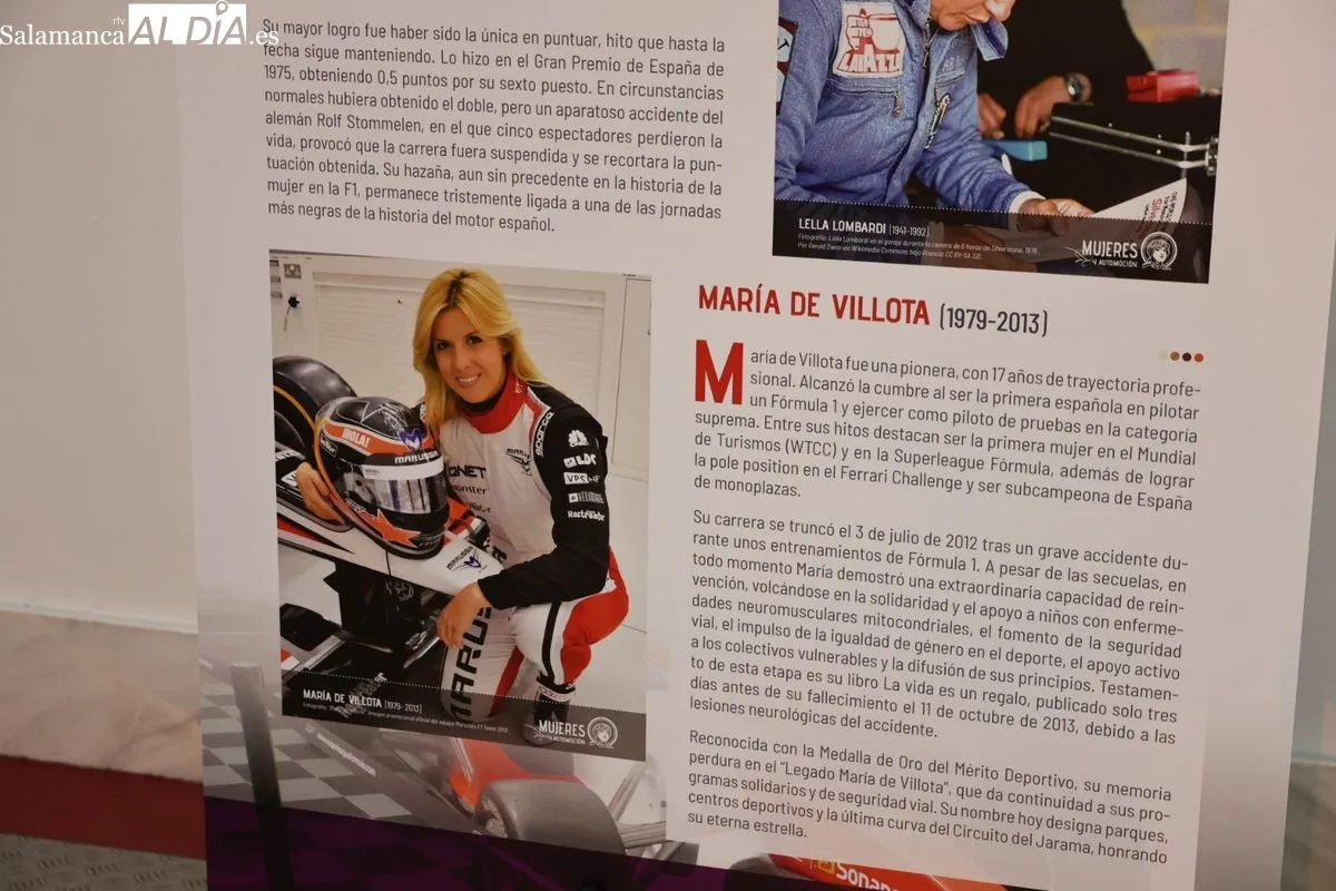 El Museo de Historia de la Automoción de Salamanca inaugura la muestra 'Mujeres y automoción'. Foto de David Sañudo