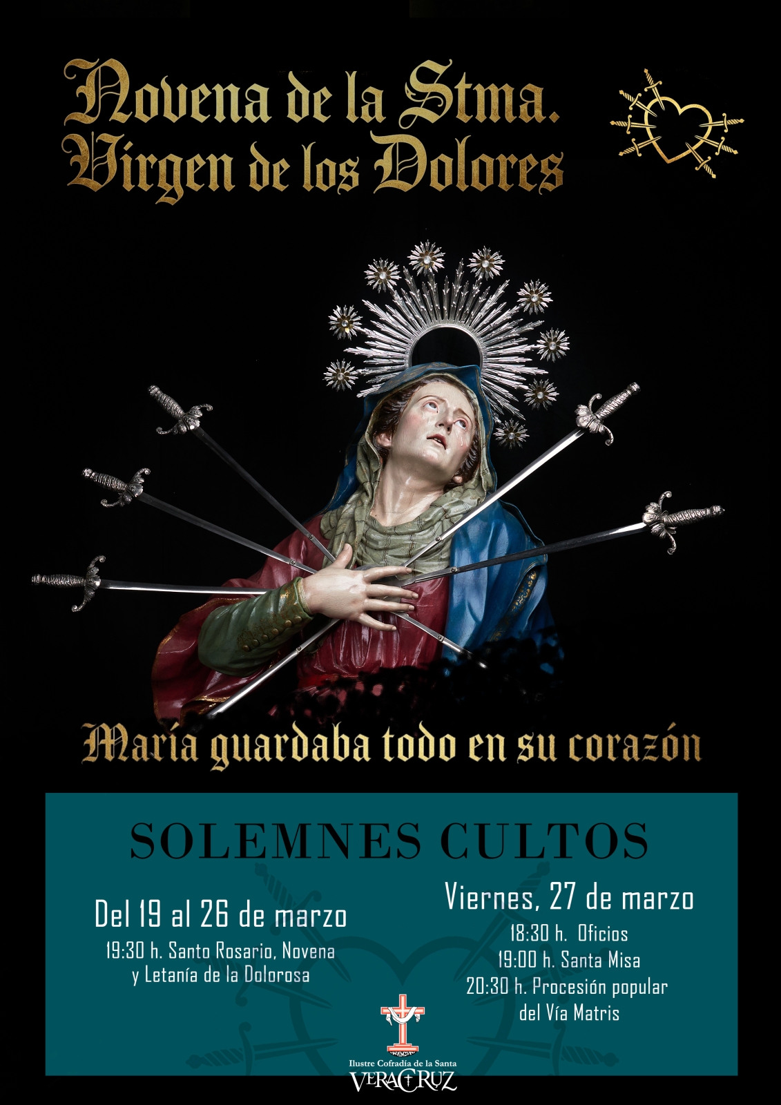 Novena Virgen de los Dolores Salamanca 2026 Vera Cruz