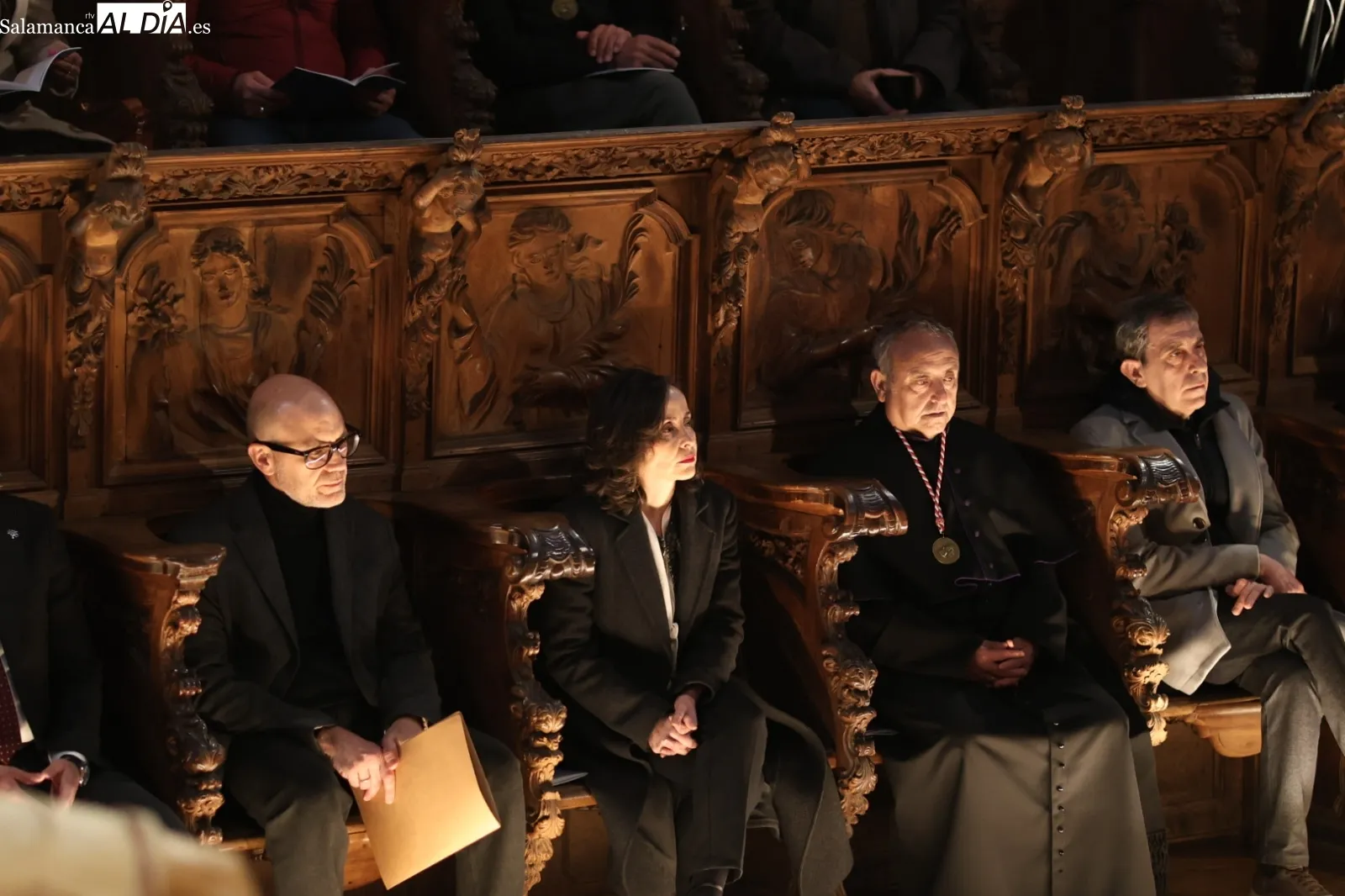 Pablo Luque Pinilla recita sus versos ante el Cristo de la Agonía Redentora | Fotos: David Sañudo
