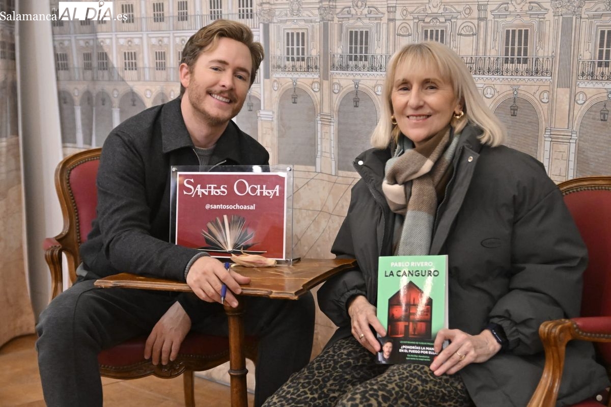 Pablo Rivero firma La canguro con éxito en Salamanca