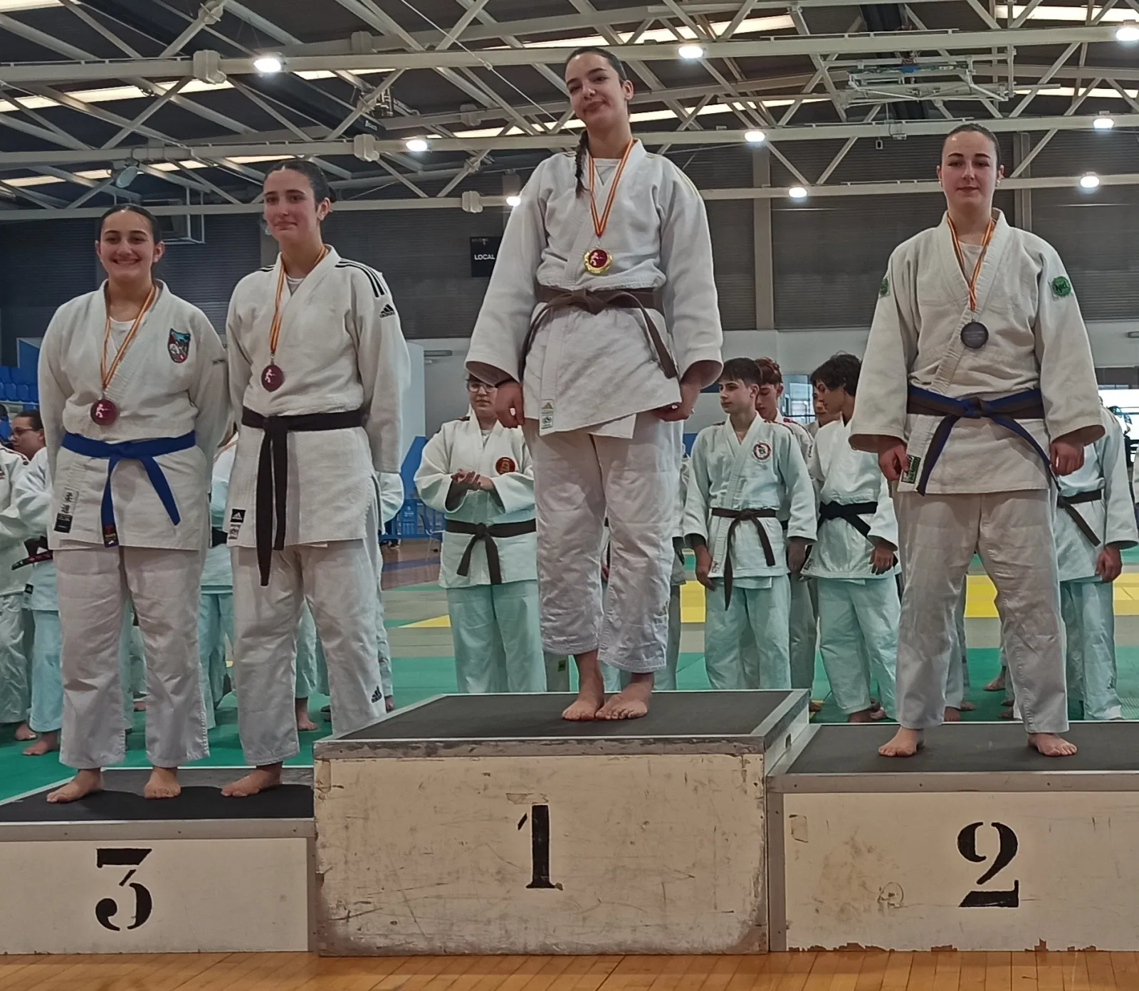 Foto 2 - Daniela Cidoncha y Diego Mart&iacute;n consiguen oro y bronce en el Auton&oacute;mico Cadete de Judo