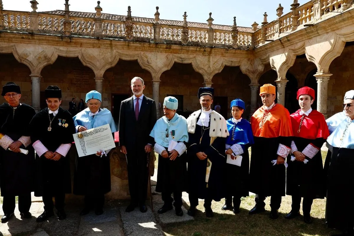 Sergio Mattarella, nuevo Honoris Causa de la USAL, en el Patio de Escuelas de la USAL