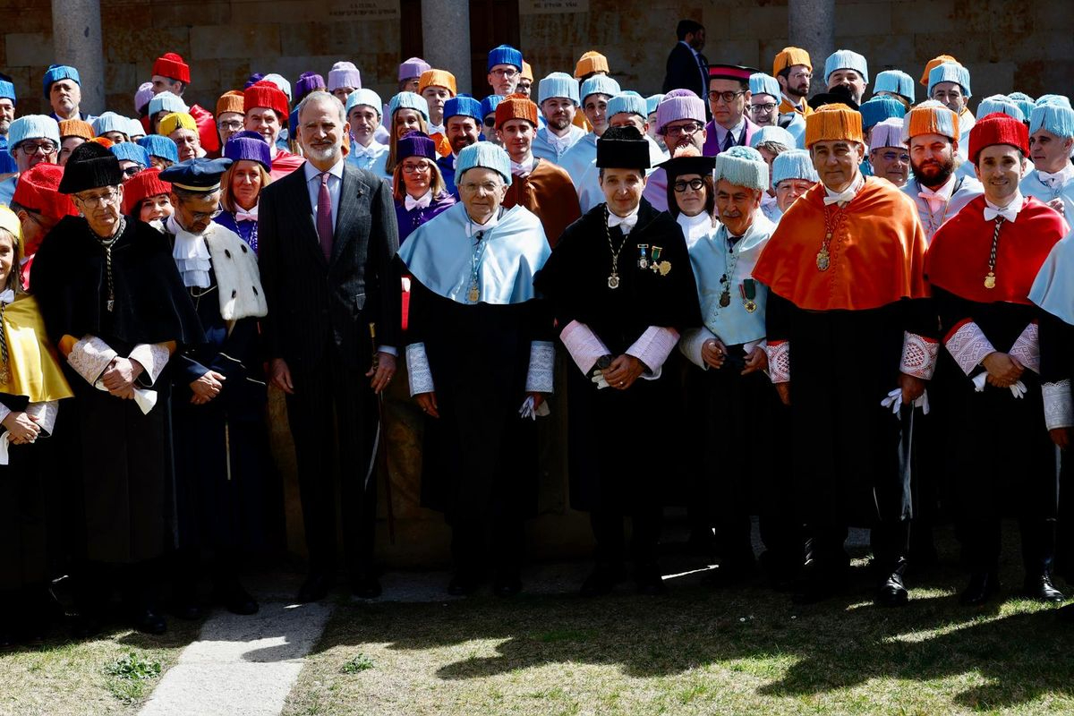 FOTOS | Sergio Mattarella ya se doctor Honoris Causa en la USAL: