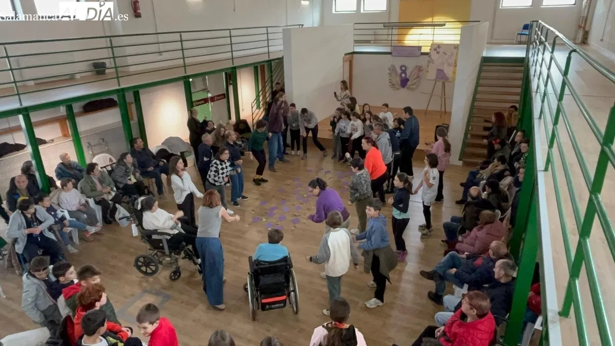 Actividad conjunta de Asprodes con los centros educativos de Vitigudino