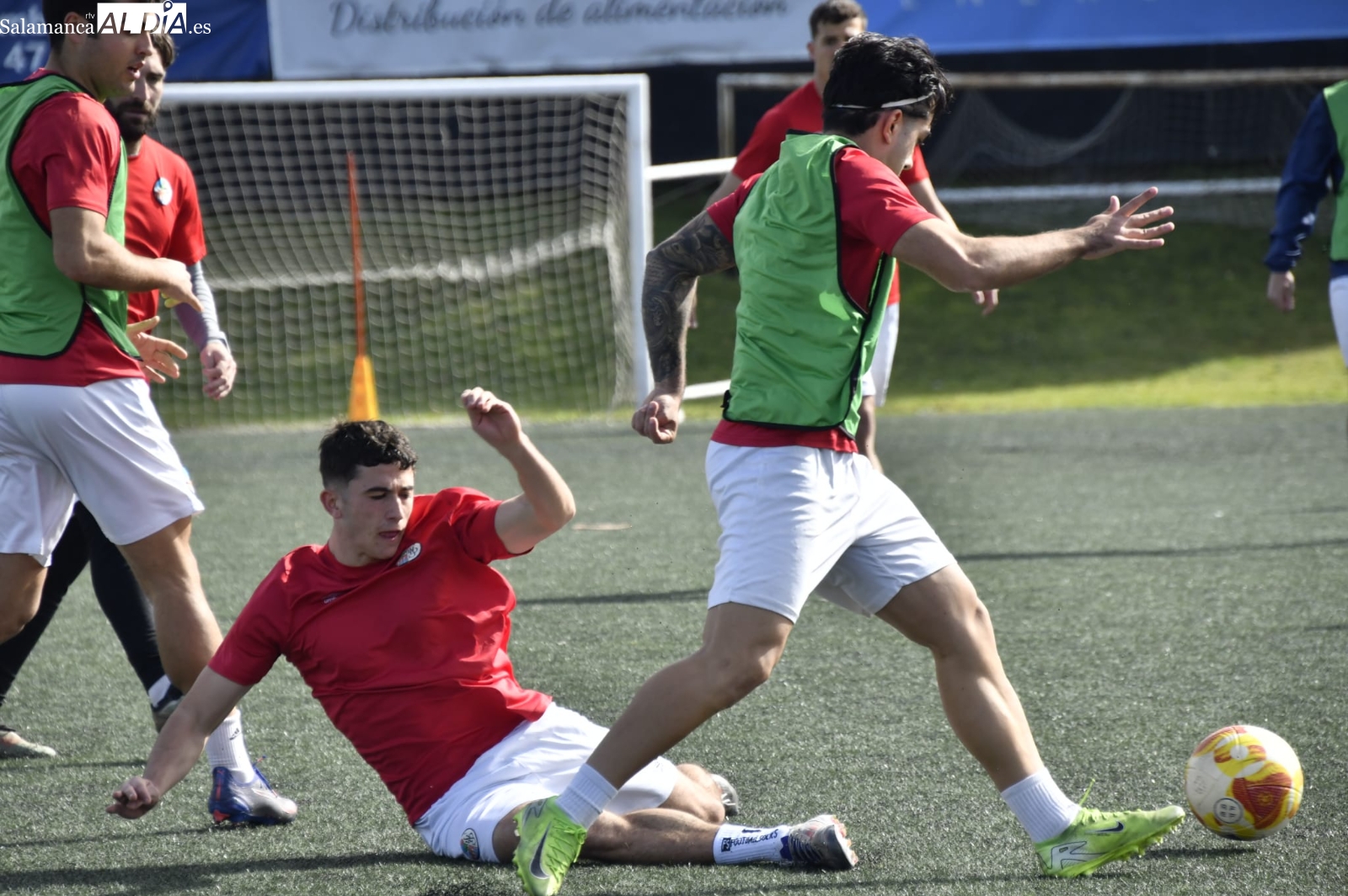 FOTOS | El Salamanca UDS comienza sin bajas la semana de entrenamientos para afianzar el playoff ante la Sarriana