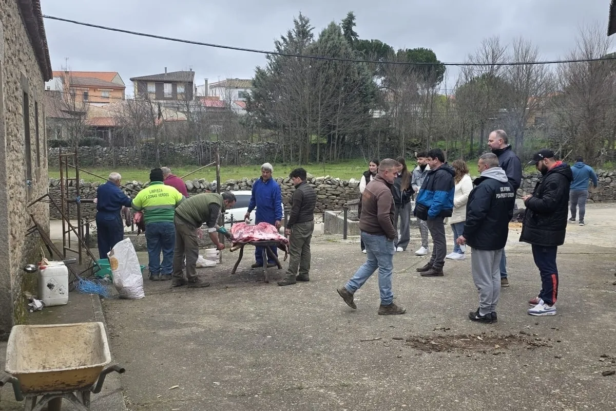 Matanza tradicional en Peralejos de Abajo