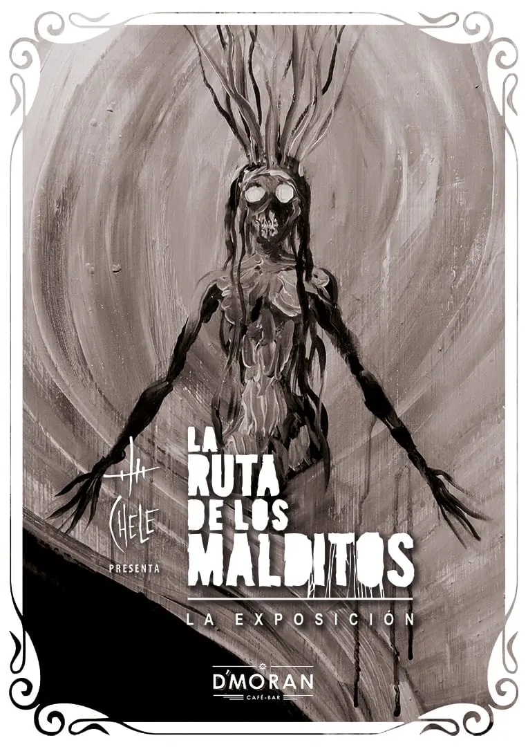 Foto 2 - Una exposici&oacute;n de cinco lienzos inspirados en  las historias de la Ruta de los Malditos