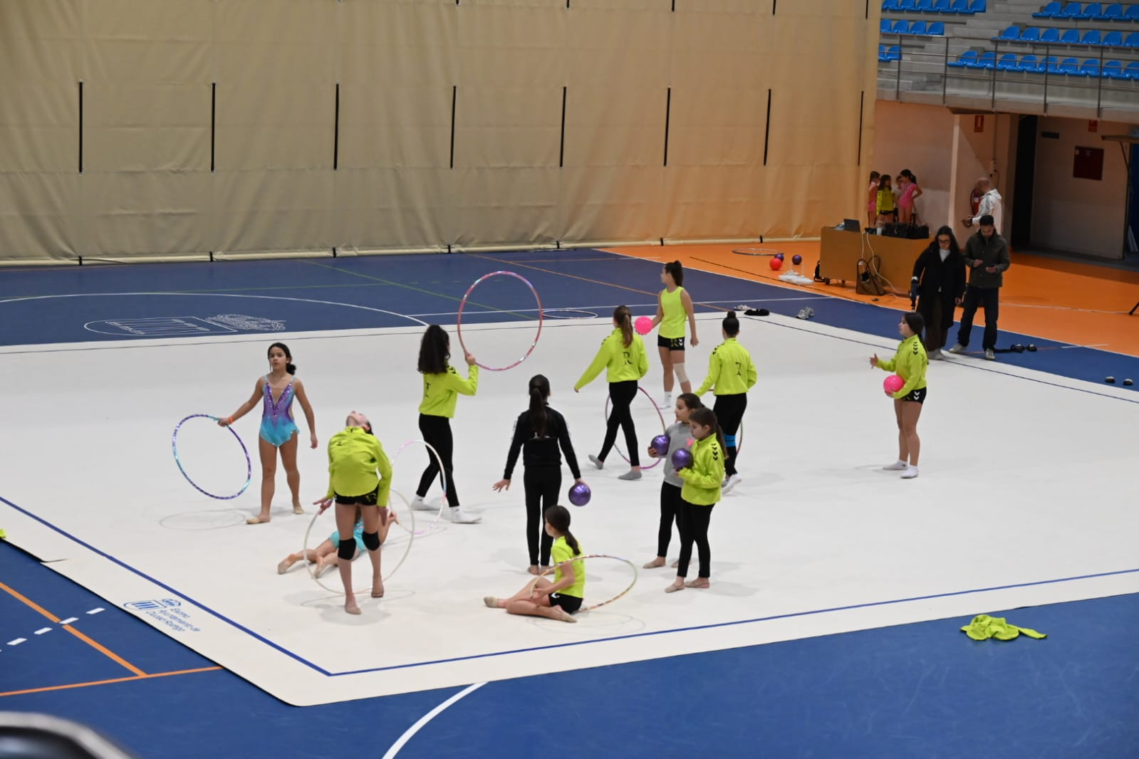 Tapiz homologado de gimnasia rítmica en Ciudad Rodrigo