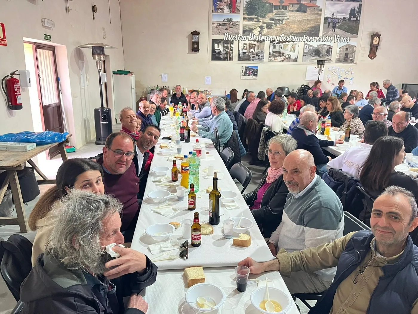 En torno a un centenar de personas dieron cuenta en Gejo de los Reyes de un gran cocido  