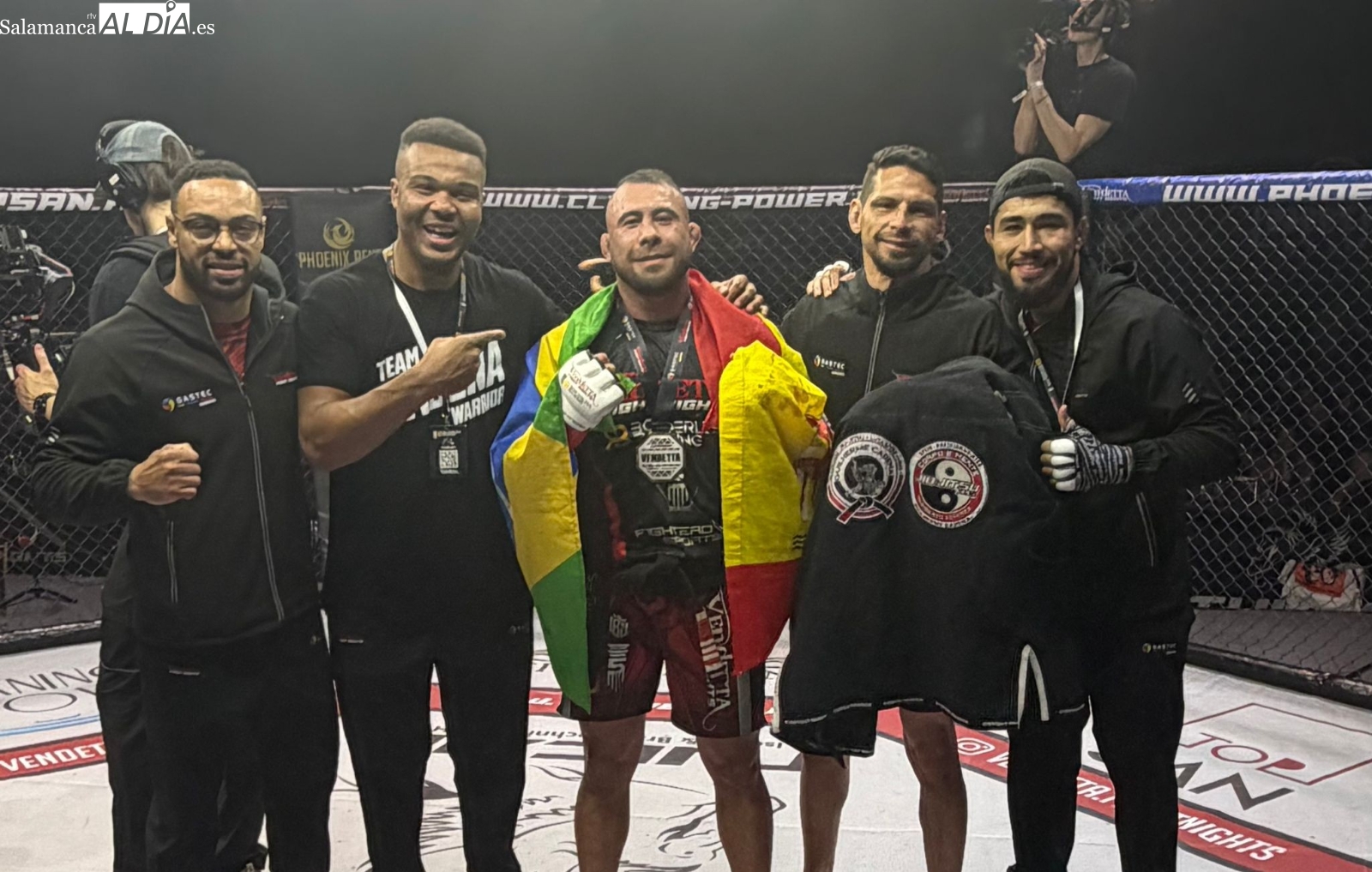 Guilherme Cadena somete en poco más de un minuto a Quincy Dwamena en el evento Vendetta 50