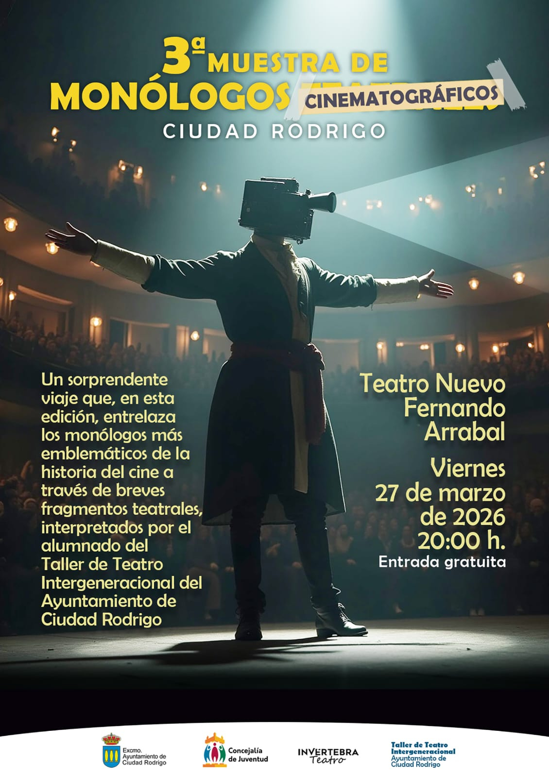 Muestra de Monólogos Cinematográficos en Ciudad Rodrigo