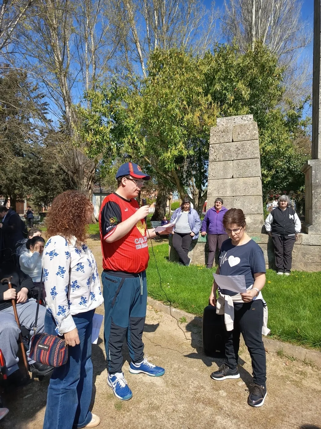 Inauguración  del Parque Inclusivo y Sostenible de Asprodes versión primavera 