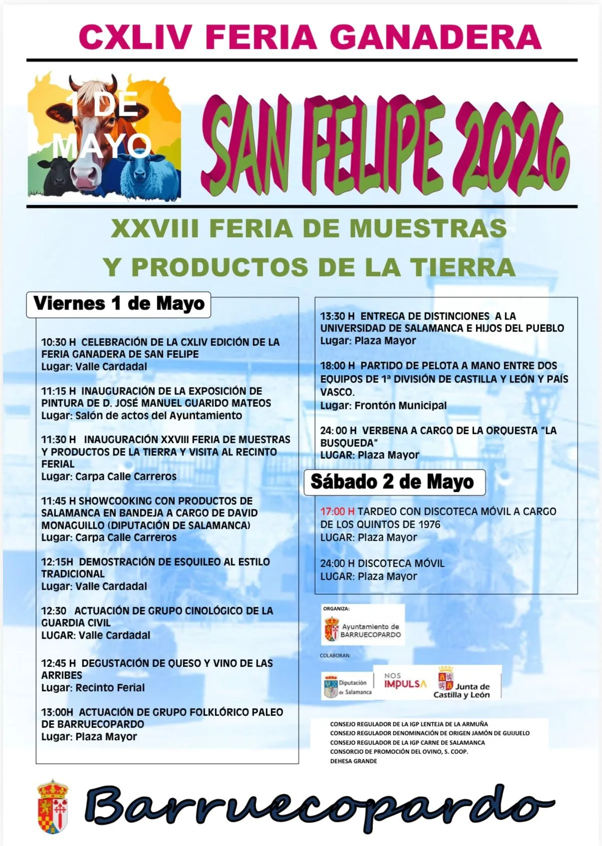 Foto 2 - La Universidad de Salamanca y cuatro empresarios locales recibir&aacute;n la medalla municipal de Barruecopardo