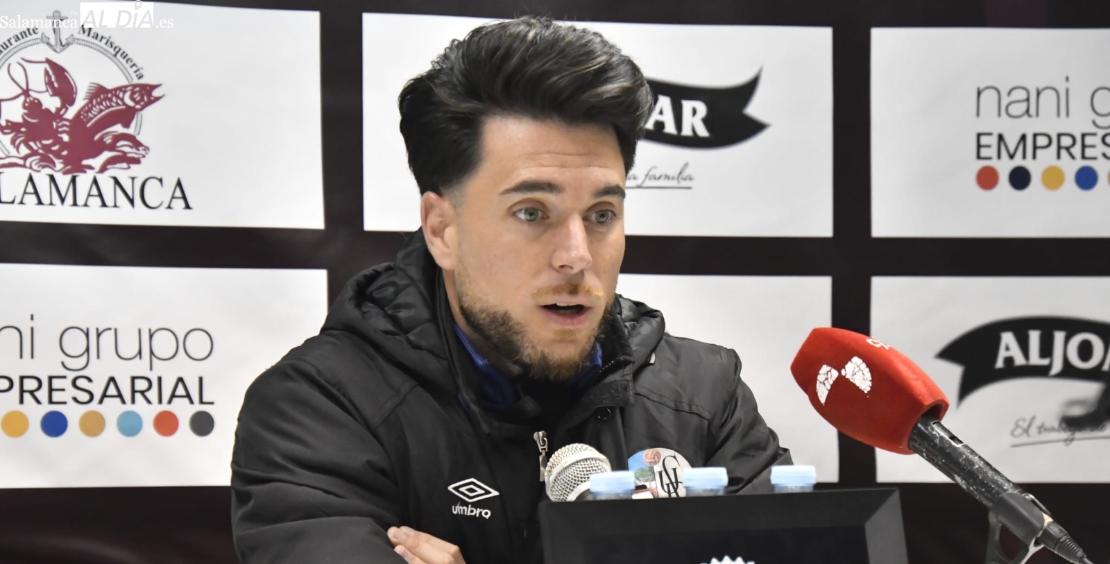 Jorge García, sobre Leo Mendes: Hay que darle mimos en el Salamanca UDS, porque creemos que es una situación, sobre todo, difícil para él