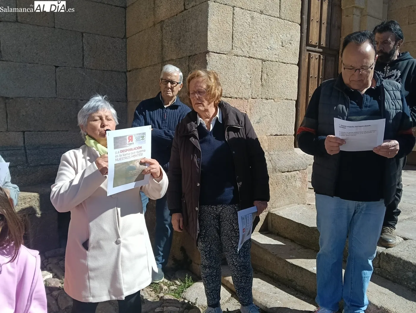 Concentración en Yecla de Yeltes