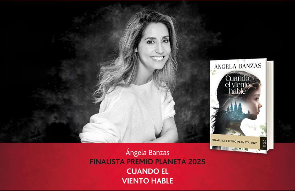 La finalista del Planeta Ángela Banzas presentará en Salamanca su novela Cuando el viento hable