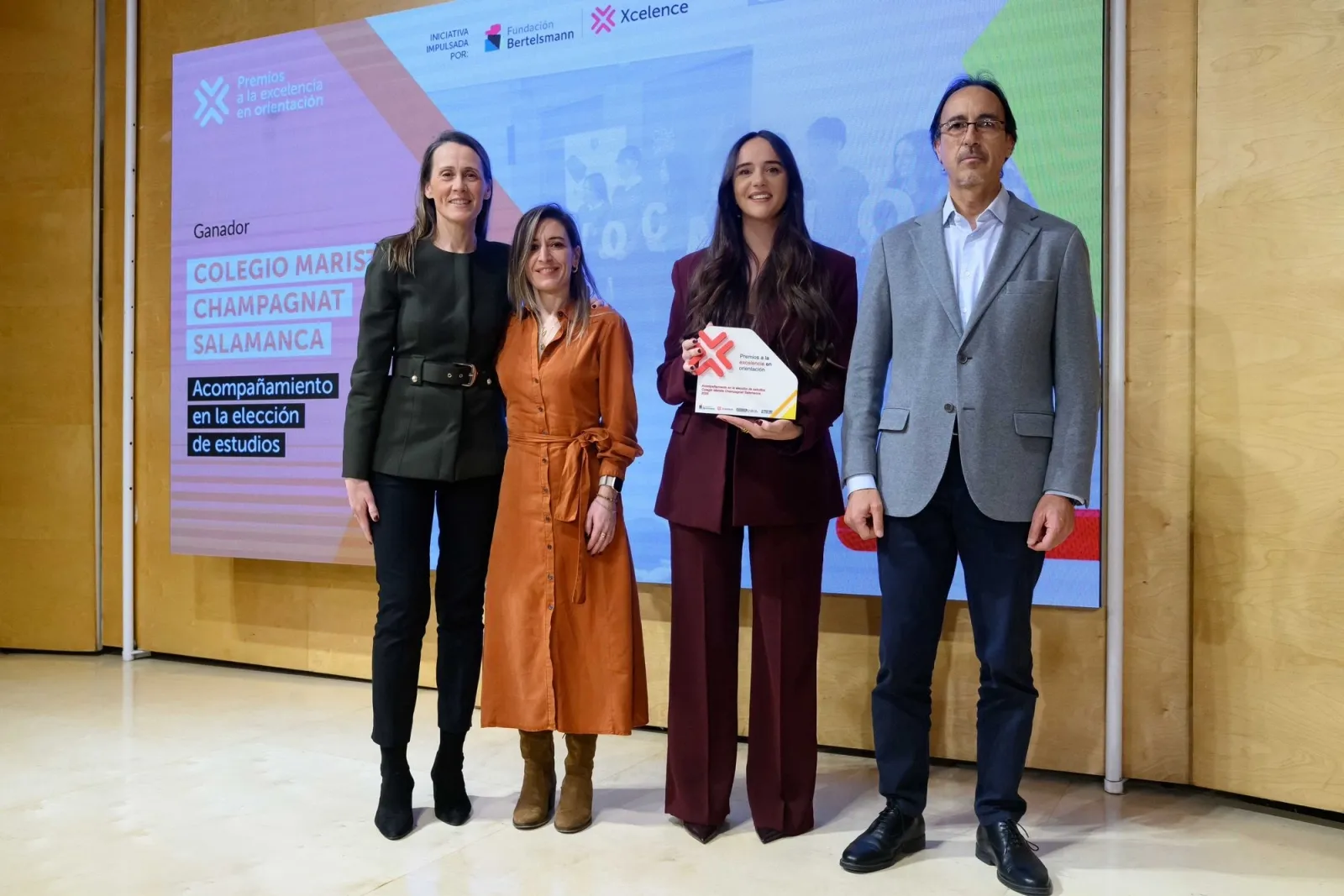 Foto 3 - El Colegio Marista Champagnat de Salamanca, premiado por su excelencia en orientaci&oacute;n acad&eacute;mica
