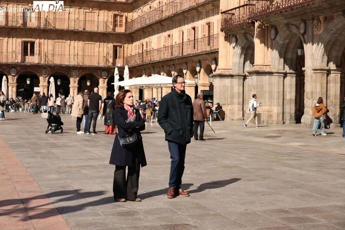 Ambiente en Salamanca en este primer domingo de marzo. Foto: David Sañudo