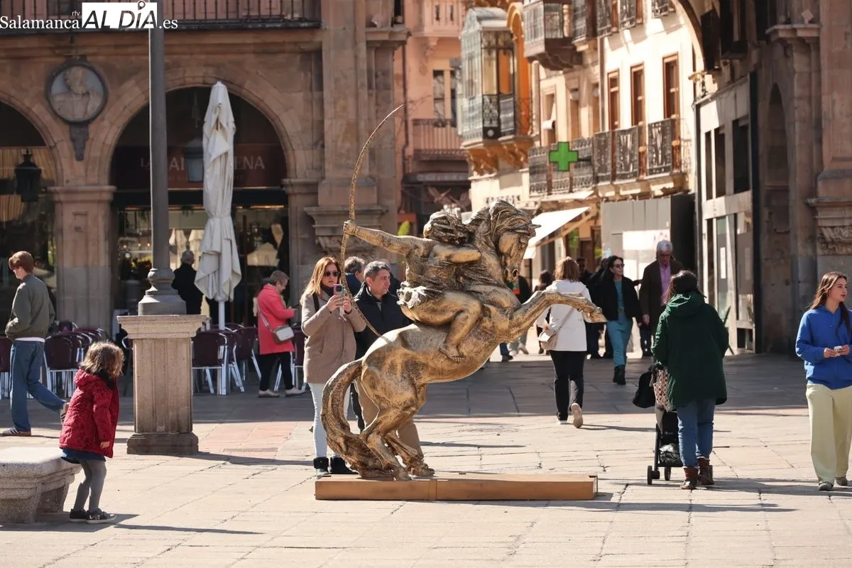Ambiente en Salamanca en este primer domingo de marzo. Foto: David Sañudo