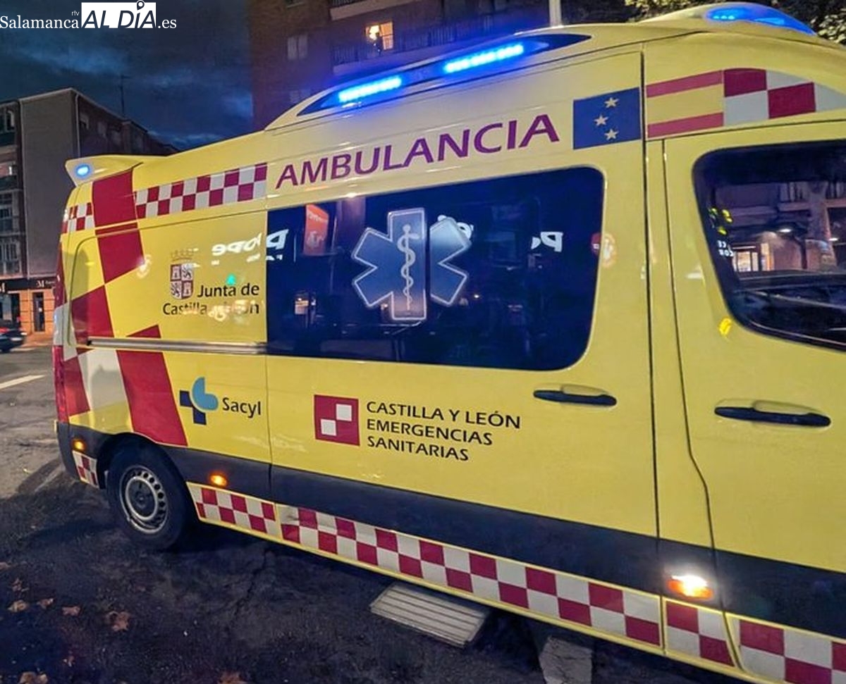 Motorista herido accidente Plaza del Rollo Salamanca