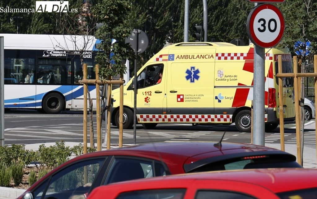 Accidente Salamanca: herido un menor en Raimundo de Borgoña