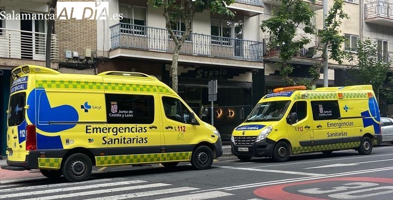 Accidente en Salamanca: conductor atrapado tras un choque