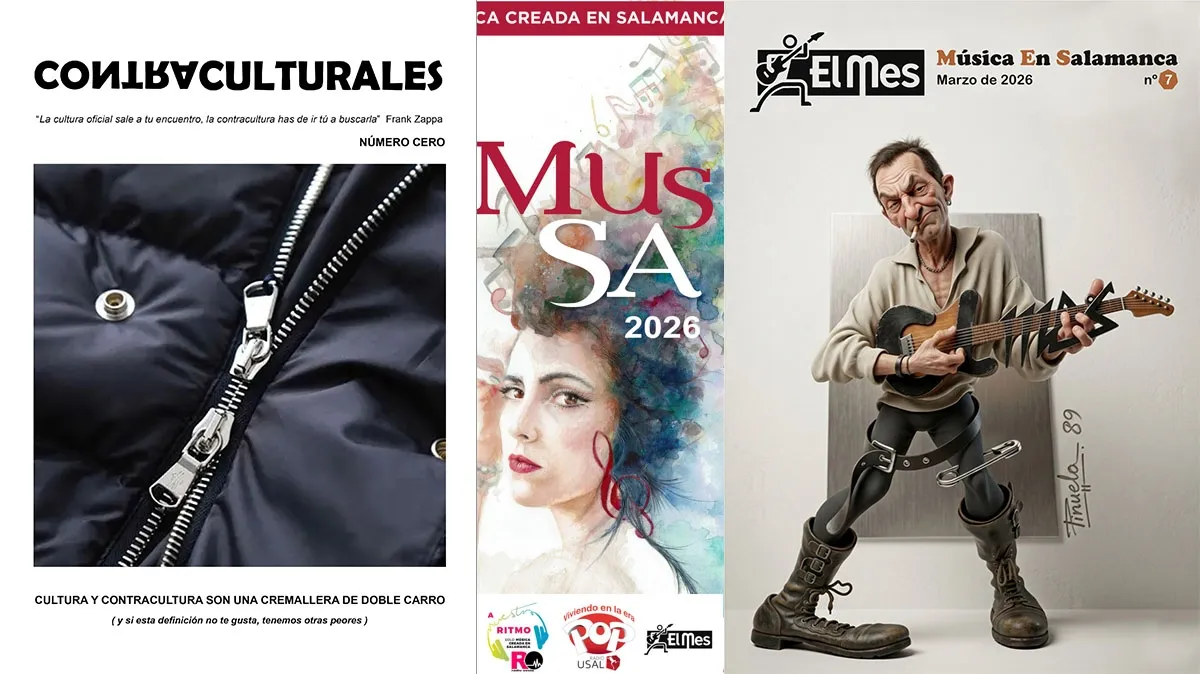 Foto 2 - El fanzine 'Contraculturales + El MES' salta al papel para reivindicar la m&uacute;sica salmantina