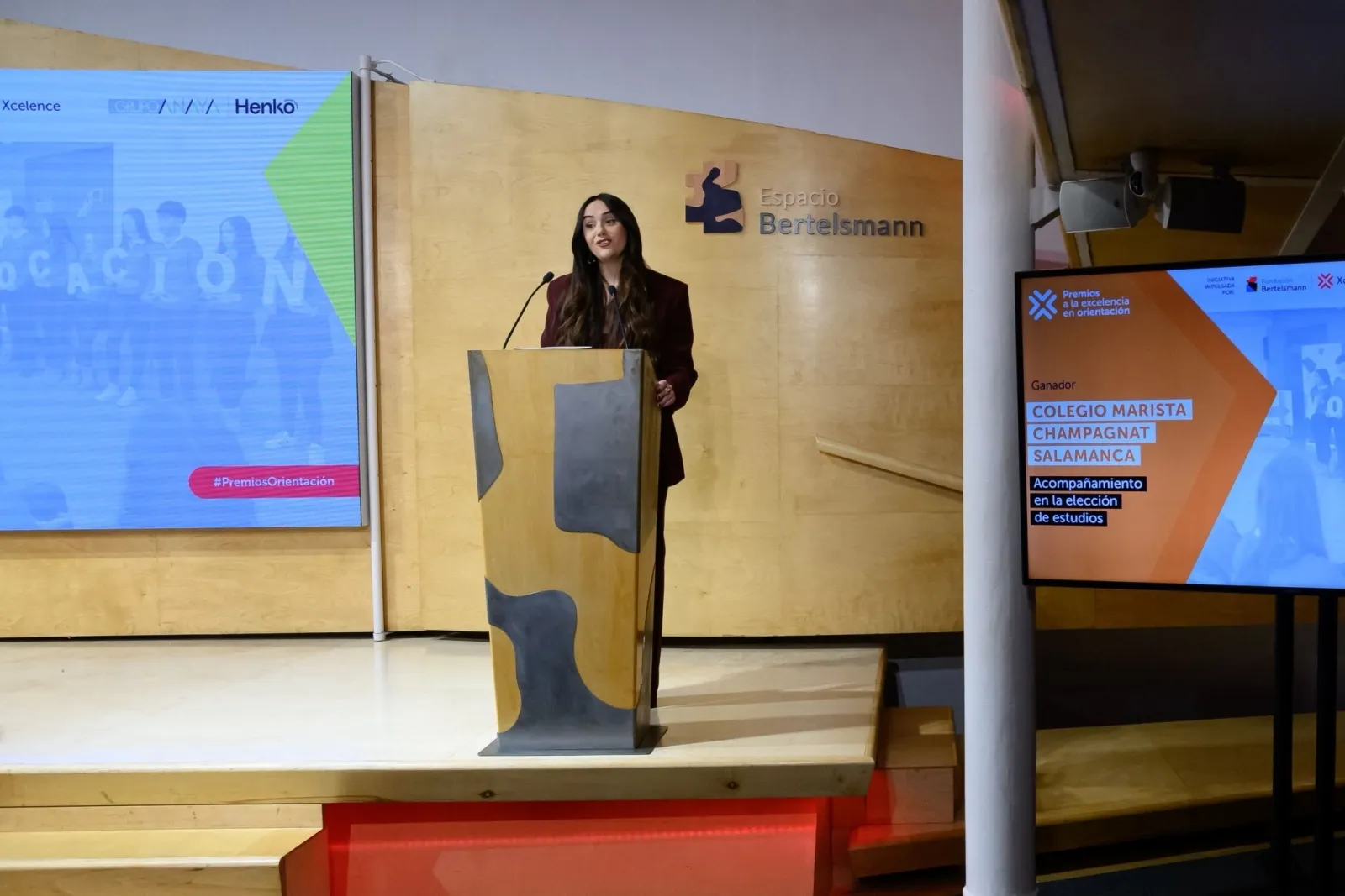 Foto 2 - El Colegio Marista Champagnat de Salamanca, premiado por su excelencia en orientaci&oacute;n acad&eacute;mica