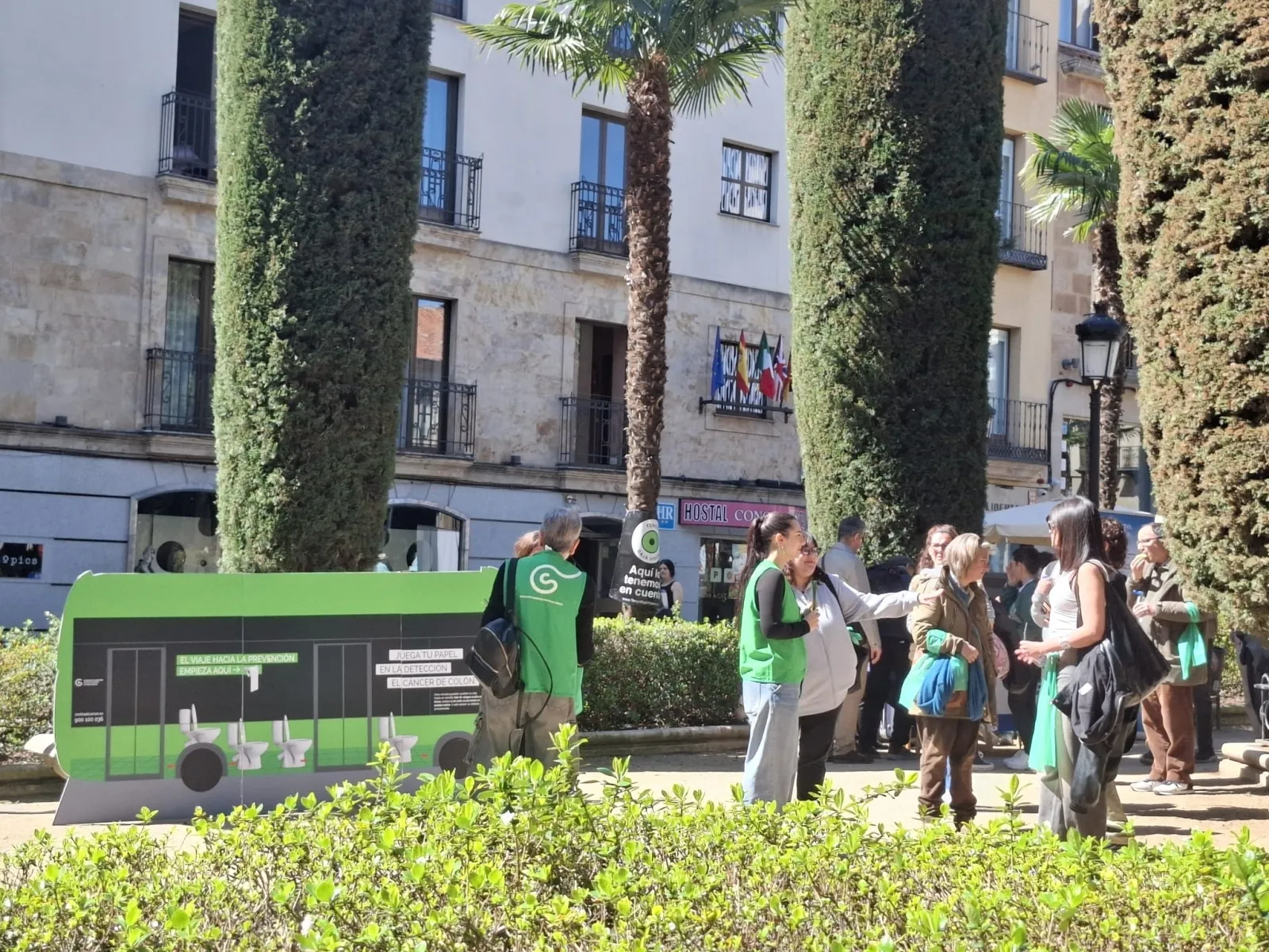 Voluntarios de la asociación se han desplegado por distintos puntos de Salamanca