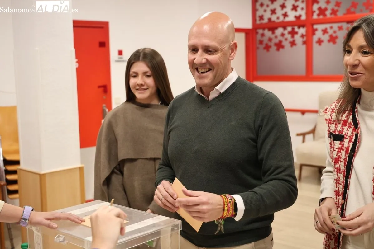 El candidato de Vox a las Cortes de Castilla y León por la provincia de Salamanca, Carlos Menéndez. Fotos: David Sañudo