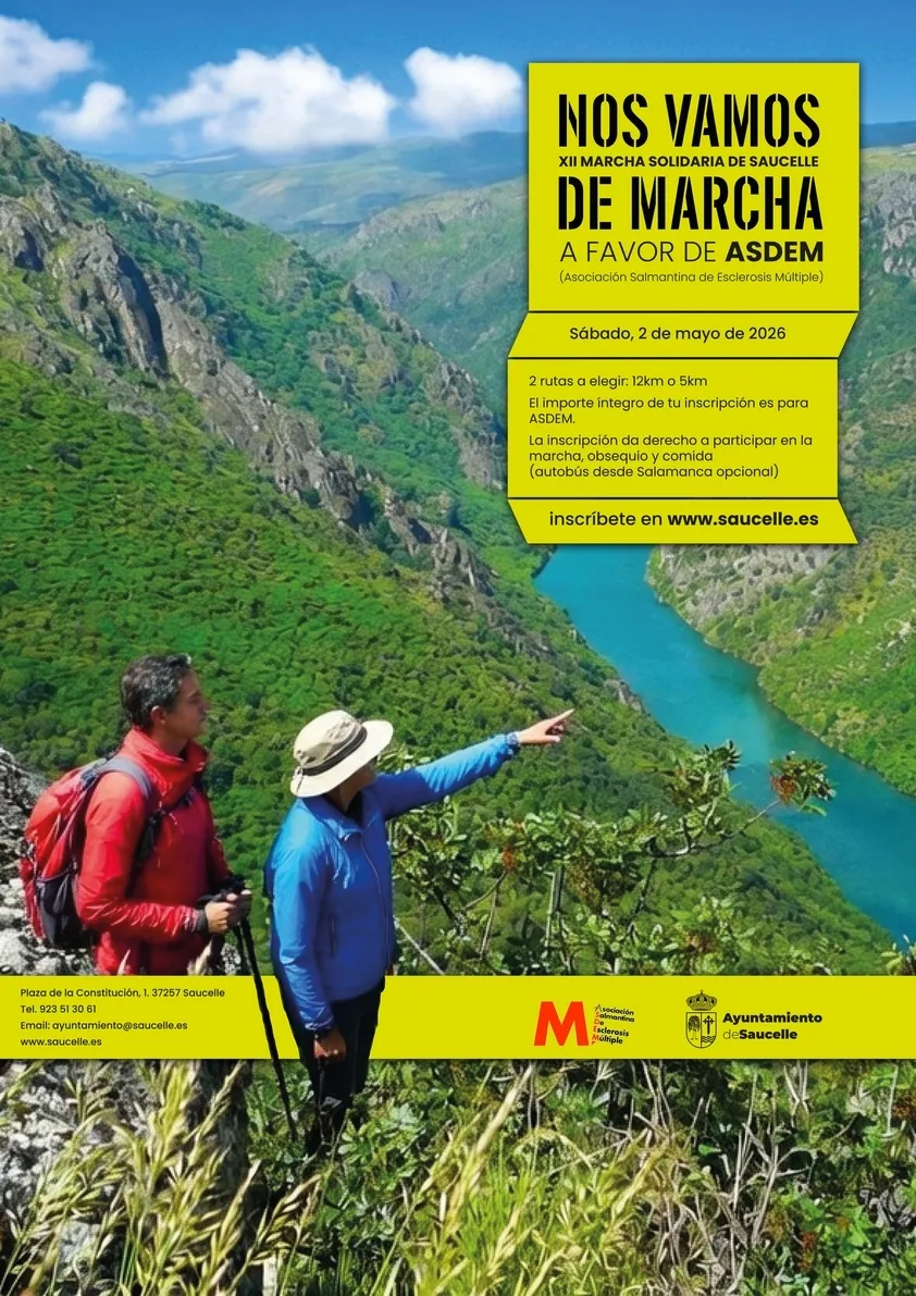 Foto 2 - La XII Marcha Solidaria de Saucelle ser&aacute; a beneficio de ASDEM